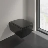Унитаз Villeroy&Boch Memento 2.0 4633R0R7 подвесной цвет Pure Black без сиденья