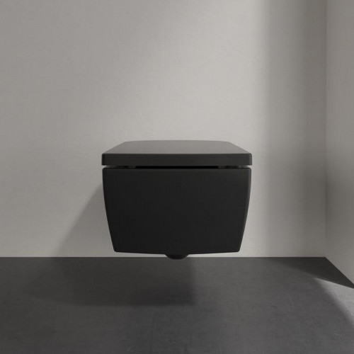 Унитаз Villeroy&amp;Boch Memento 2.0 4633R0R7 подвесной цвет Pure Black без сиденья