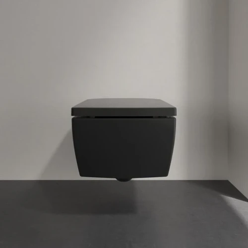 Унитаз Villeroy&Boch Memento 2.0 4633R0R7 подвесной цвет Pure Black без сиденья