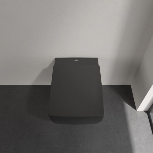 Унитаз Villeroy&amp;Boch Memento 2.0 4633R0R7 подвесной цвет Pure Black без сиденья