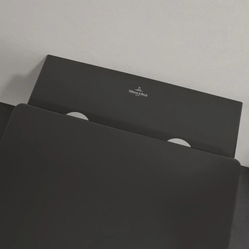 Унитаз Villeroy&Boch Memento 2.0 4633R0R7 подвесной цвет Pure Black без сиденья