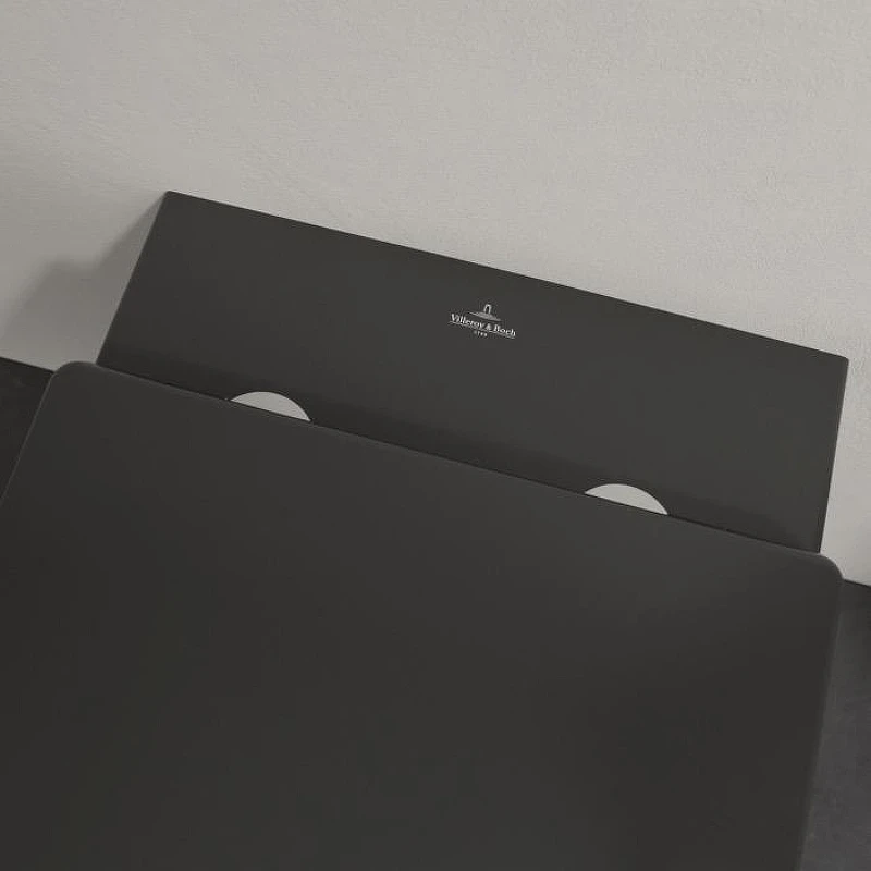 Унитаз Villeroy&Boch Memento 2.0 4633R0R7 подвесной цвет Pure Black без сиденья