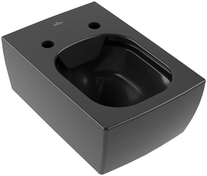 Унитаз Villeroy&Boch Memento 2.0 4633R0R7 подвесной цвет Pure Black без сиденья