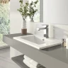 Раковина Sanita Luxe Quadro 75 WB.FN/Quadro/75-C/WHT.G/S1 Белая
