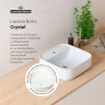Раковина Lavinia Boho Bathroom Sink Slim 42 33311007 цвет Белый глянцевый