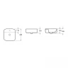 Раковина Lavinia Boho Bathroom Sink Slim 42 33311007 цвет Белый глянцевый