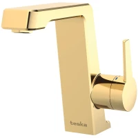Смеситель для раковины Teska Thetis E5207 Золото латунь