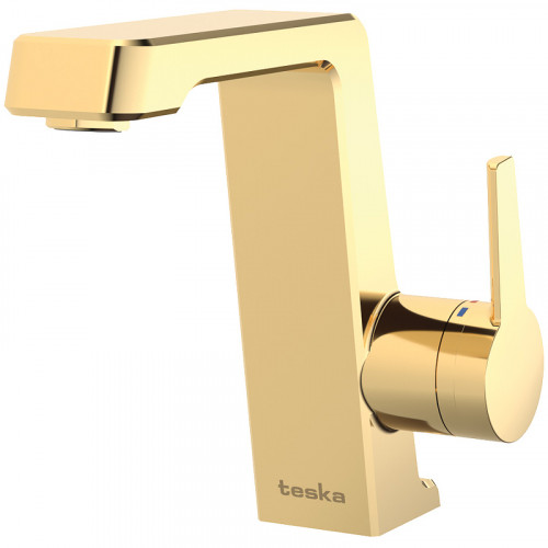Смеситель для раковины Teska Thetis E5207 Золото латунь