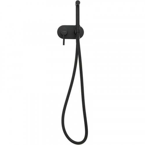 Гигиенический душ со смесителем Allen Brau Priority 5.31005-31 Черный матовый латунь встраиваемый