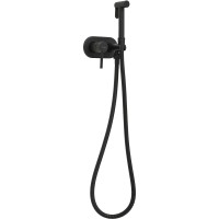 Гигиенический душ со смесителем Allen Brau Priority 5.31005-31 Черный матовый латунь встраиваемый