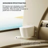 Умный унитаз с инсталляцией Abber Bequem AC1123SR-AC0101P цвет Белый с сиденьем Микролифт