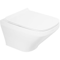 Унитаз BelBagno Sela BB3201CHR подвесной Белый без сиденья фаянс подвесной