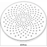 Верхний душ Bond Circle B01-9900 Хром