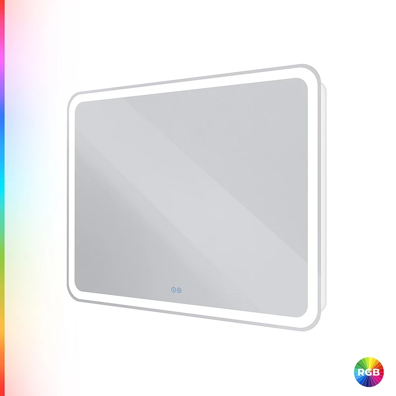 Зеркало Cezares Multicolore 100 CZR-SPC-MC-1000-800-RGB-TCH с подсветкой с сенсорным выключателем и функцией памяти стекло