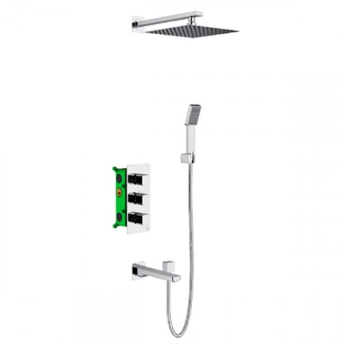 Душевая система Timo Petruma SX-5049/00SM Хром латунь встраиваемый