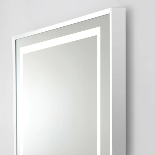 Зеркало BelBagno Kraft 68.5 SPC-KRAFT-685-885-TCH-WARM с подсветкой с подогревом Сатин с сенсорным выключателем стекло