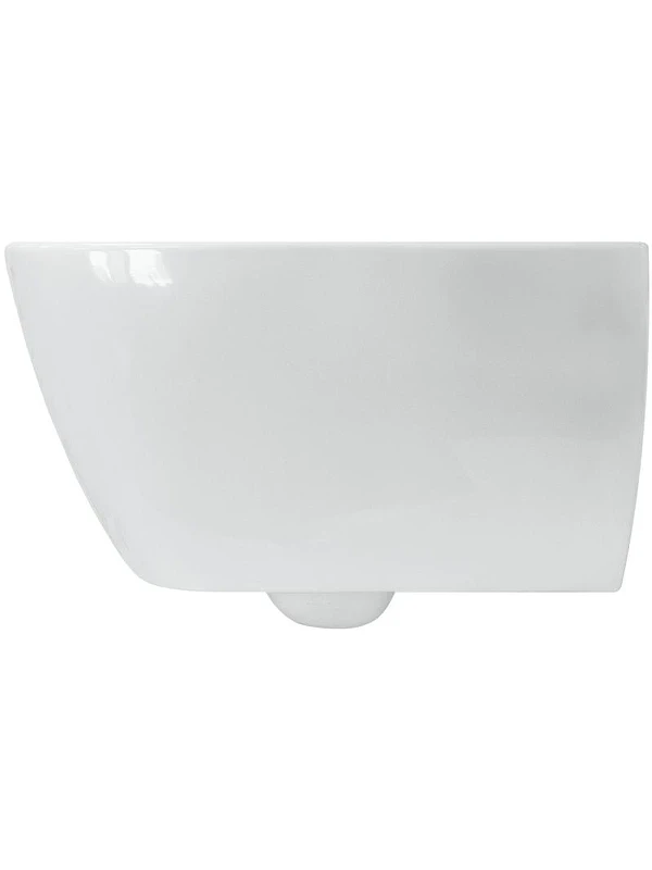 Унитаз подвесной Sanita Luxe Bellise WC.WH/Bellise/SlimDM.Rim/WHT.G цвет Белый с сиденьем Микролифт