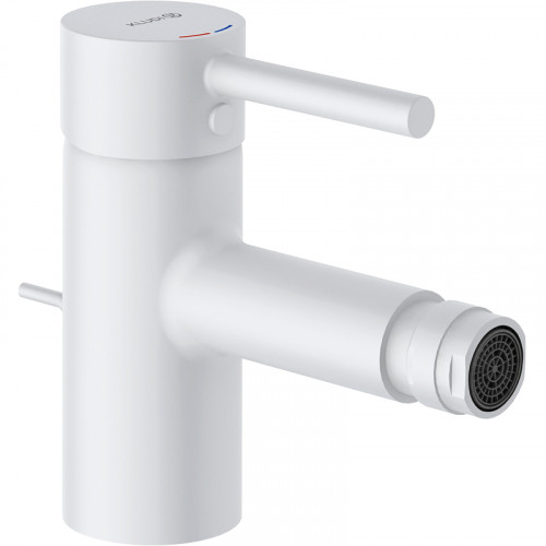 Смеситель для биде Kludi Bozz 385335376 Белый матовый латунь