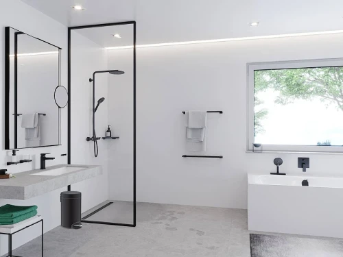 Ведро для мусора Hansgrohe AddStoris 41775670 Черное матовое