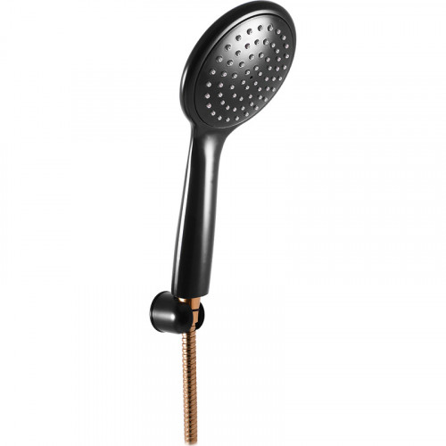 Душевой гарнитур Rav Slezak SK0053-1CMATZ Черный матовый Золото латунь на стену