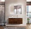 Тумба под раковину BelBagno Etna 100 R ETNA-1000-2C-1A-SO-RW-R подвесная Rovere Moro МДФ / ЛДСП