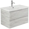 Тумба под раковину BelBagno 80 ALBANO-CER-800-2C-SO-RVB подвесная Rovere Vintage Bianco МДФ / ЛДСП