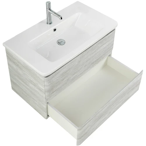 Тумба под раковину BelBagno 80 ALBANO-CER-800-2C-SO-RVB подвесная Rovere Vintage Bianco МДФ / ЛДСП