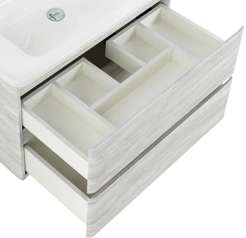Тумба под раковину BelBagno 80 ALBANO-CER-800-2C-SO-RVB подвесная Rovere Vintage Bianco МДФ / ЛДСП