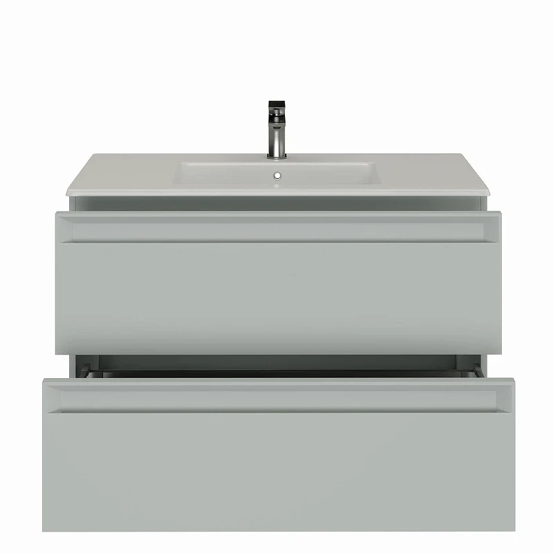 Тумба под раковину Allen Brau Eclipse 2.0 80 1.E1002.PWM2.0 подвесная цвет Папирус матовый