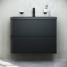 Тумба под раковину AM.PM Gem 75 M90FHX07522BM подвесная Черная матовая МДФ / ЛДСП