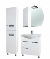 Шкаф пенал Bellezza Глория 40 L 4629505712018 Белый МДФ / ЛДСП