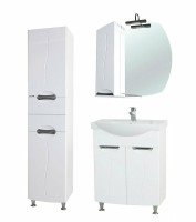 Шкаф пенал Bellezza Глория 40 L 4629505712018 Белый МДФ / ЛДСП
