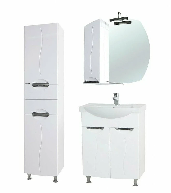 Шкаф пенал Bellezza Глория 40 L 4629505712018 Белый МДФ / ЛДСП