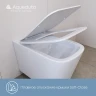 Унитаз Aqueduto Macio Plus MACT0210 подвесной Белый глянцевый с сиденьем Микролифт фарфор подвесной