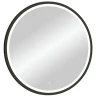 Зеркало Континент Style D 800 ЗЛП2254 с подсветкой Черное с сенсорным выключателем стекло