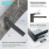 Смеситель для раковины Wellsee ONCE! and forever 182407000 цвет Черный матовый
