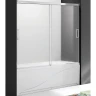 Шторка на ванну Cezares Tandem Soft 180 TANDEM-SOFT-VF-2-180/145-P-Cr профиль Хром стекло рифленое