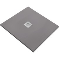 Душевой поддон из искусственного камня Starohome Solid 80х80 1237829 Grey Matt