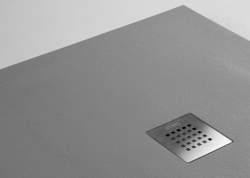 Душевой поддон из искусственного камня Starohome Solid 80х80 1237829 Grey Matt