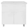 Тумба с раковиной Azario Kantri 80 CS00097256 цвет Белый глянец