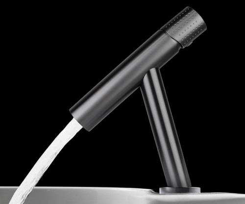 Смеситель для раковины Bronze de Luxe Liberty 102GG Графит латунь