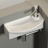 Раковина Ceramicanova Element 45 L CN6038L Белая фарфор подвесная