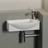 Раковина Ceramicanova Element 45 L CN6038L Белая фарфор подвесная
