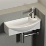 Раковина Ceramicanova Element 45 L CN6038L Белая фарфор подвесная