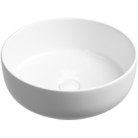 Раковина-чаша Ceramicanova Taycan 38 CN12003 Белая фарфор накладная