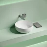 Раковина-чаша Ceramicanova Taycan 38 CN12003 Белая фарфор накладная