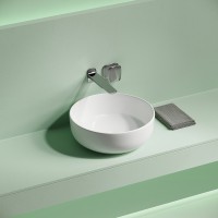 Раковина-чаша Ceramicanova Taycan 38 CN12003 Белая фарфор накладная