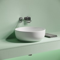 Раковина-чаша Ceramicanova Taycan 38 CN12003 Белая фарфор накладная