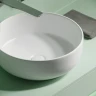 Раковина-чаша Ceramicanova Taycan 38 CN12003 Белая фарфор накладная