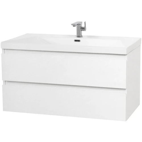 Тумба под раковину Cezares Molveno 80 MOLVENO-80-2C-SO-BG подвесная Bianco Ghiaccio МДФ / ЛДСП